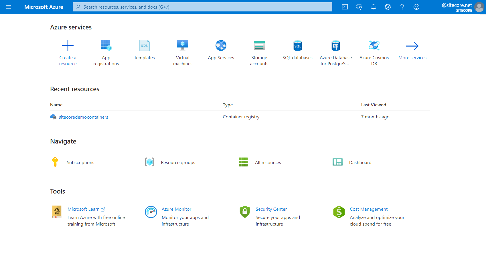 OneDrive setup | Sitecore Documentation
