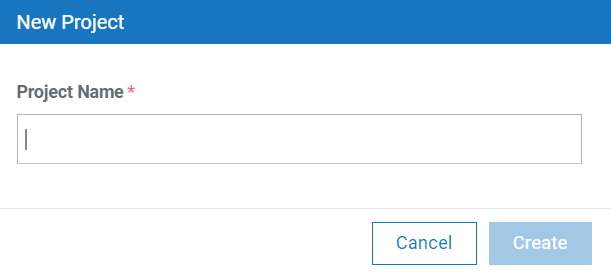 add new project name