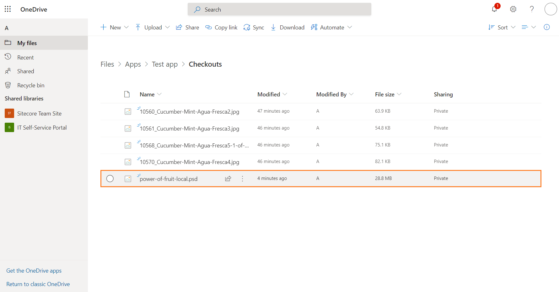OneDrive overview | Sitecore Documentation