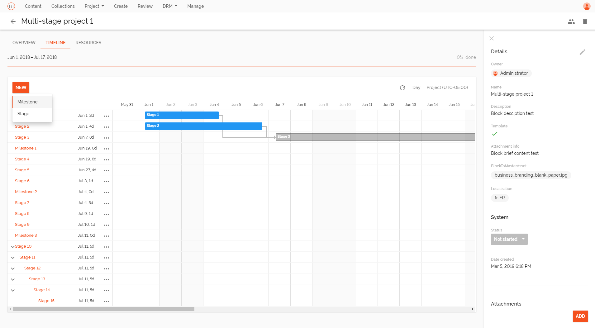 Milestones Sitecore Documentation
